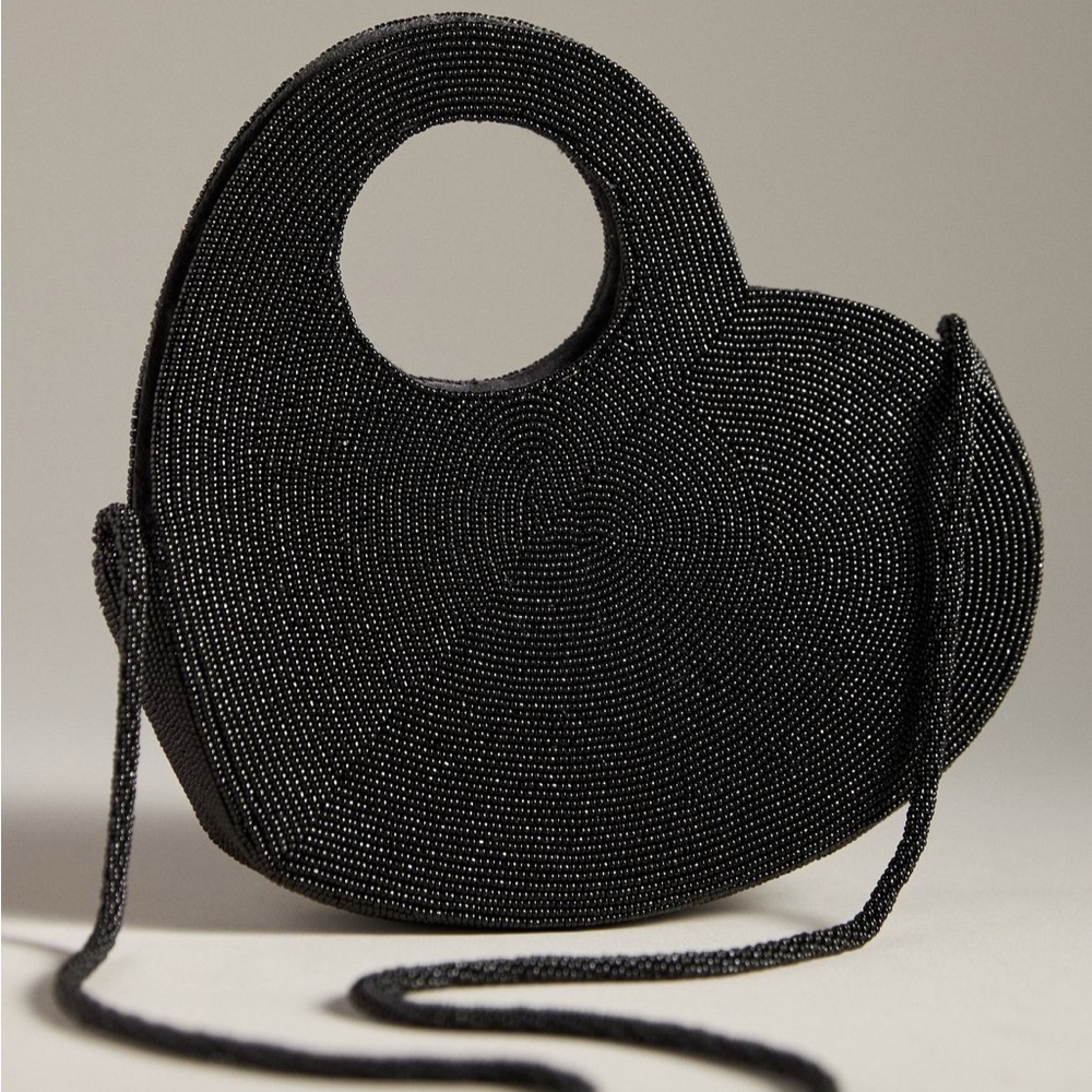 Llani Beaded Heart Clutch